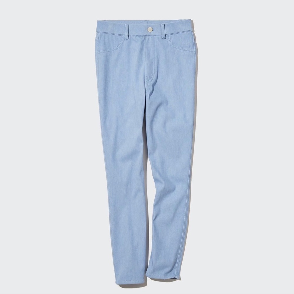 Uniqlo Ultra Stretch high rise legging pants in 62 blue